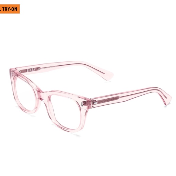 Caddis Accessories - NWT Caddis Readers - Bixby "Compact" in Polished Clear Pink - 0.0x magnification